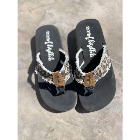 NEW VERY G encore flip flop in leopard - Picture 1 of 2